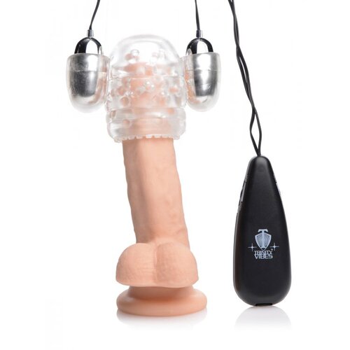 Trinity Vibes Vibracijski tulec za penis Dual Cene
