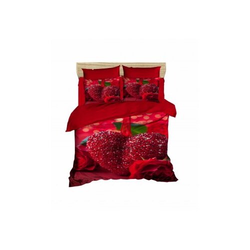 Lessentiel Maison set posteljine 191, 200x220cm, crvena Cene