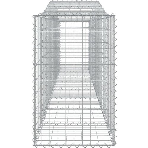  Lučne gabionske ko&amp;scaron;are 5 kom 400x50x80/100 cm pocinčano željezo Slike
