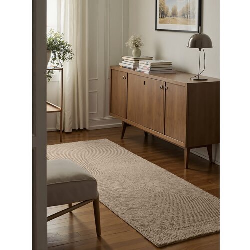 Hanse Home Bež ročno tkan volnen tekač 80x200 cm Eleni Light Beige &amp;ndash; Slike