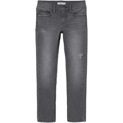 Name it Kavbojke &amp;#039;Silas&amp;#039; siv denim Slike