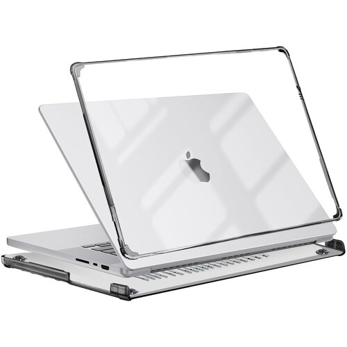 SUPCASE Celoten ovitek za MacBook Pro 16 2023, 2022 in 2021, Prozorno črna, (5000306031) Slike
