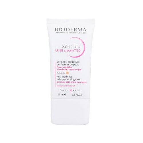 Bioderma sensibio AR BB Cream SPF30 BB krema za osjetljivu kožu lica sklonu crvenilu 40 ml nijansa Clair Light Slike