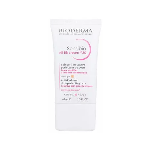 Bioderma sensibio AR BB Cream SPF30 BB krema za osjetljivu kožu lica sklonu crvenilu 40 ml nijansa Clair Light