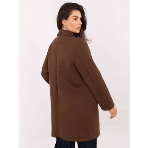 RUE PARIS Coat-IT-PL-FL8153.60-brown Cene