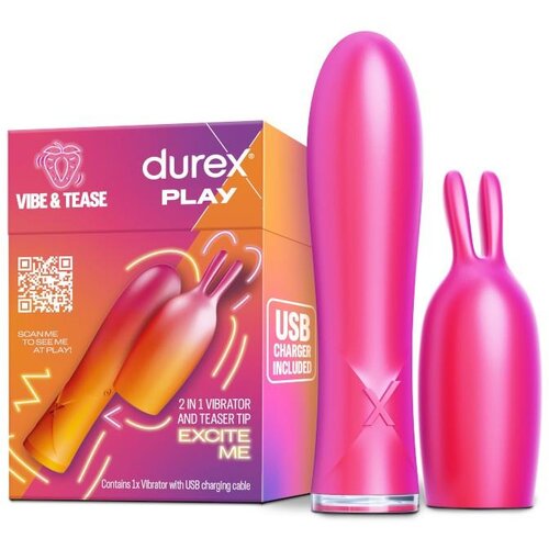 Durex Vibrator 2 v 1 vibe &amp;amp; draži, (21078003) Slike