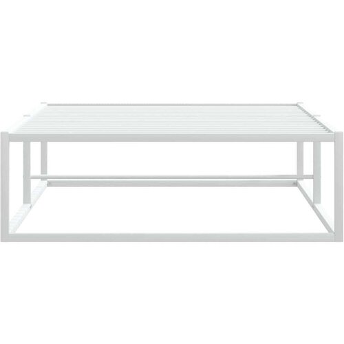 VidaXL Okvir kreveta bez madraca bijeli 90x200 cm metal Slike