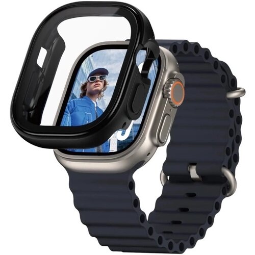 PanzerGlass KALJENO STEKLO POLNO TELO ZA APPLE WATCH ULTRA 2 ČRNA, (21911446) Slike