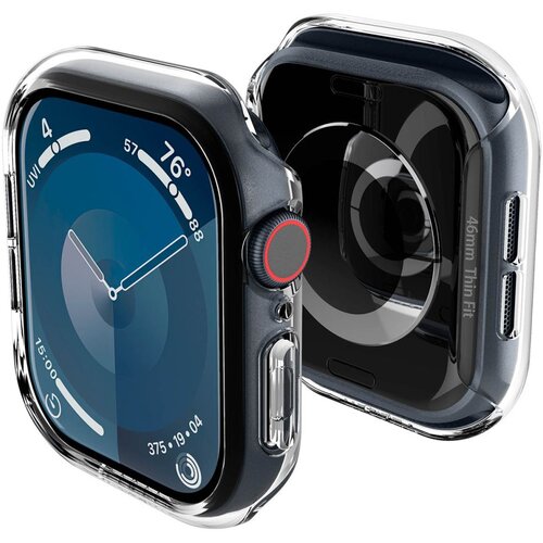 Spigen THIN FIT ETUI ZA APPLE WATCH 10 (46 MM) CRYSTAL CLEAR COVER, (21969573) Cene