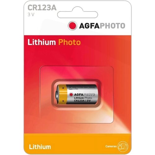 Agfaphoto Baterija litijeva CR123A, 3V, blister 1 kos - CR123A B1 Slike