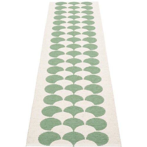 Pappelina zelen/kremno bel zunanji in notranji tekač 70x250 cm poppy oregano &amp;ndash; Slike