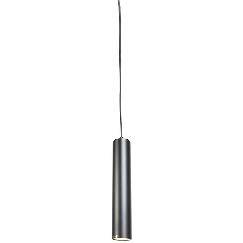 QAZQA Dizajn viseča svetilka črna - Tuba majhna