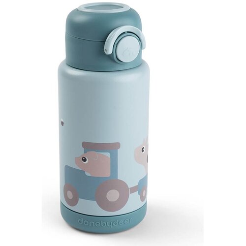 Done By Deer termo steklenička Tiny farm 340 ml blue Cene