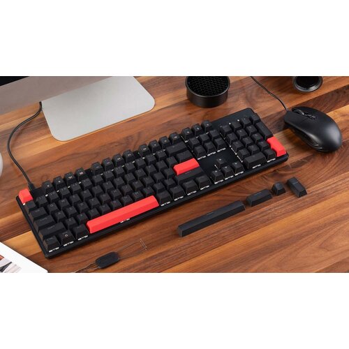 KEYCHRON Lemokey X2 mehanička tipkovnica COMBO sa M55 mi&amp;scaron;em, žičana, HR znakovi, X2-C3 Slike