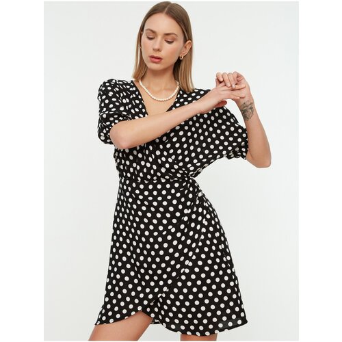 Trendyol Black polka dot dress - Women Slike