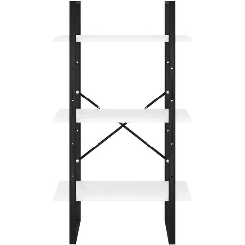 VidaXL Regal s policami bel 60x30x105 cm iverna plo&amp;scaron;ča Slike
