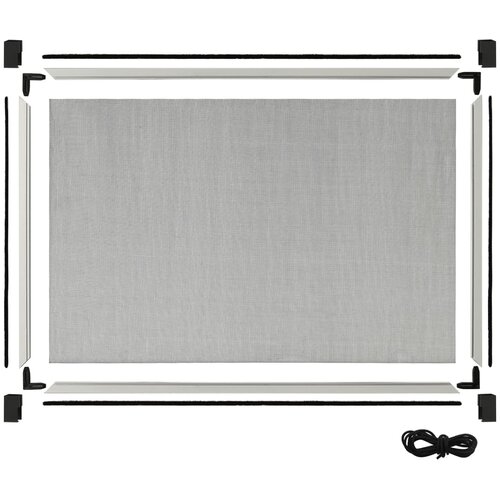  Pro&amp;scaron;irivi zaslon protiv insekata bijeli (100 - 193) x 75 cm Slike