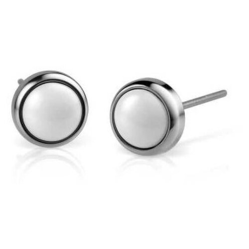 Bering minđuše Ceramic Link Polished Silver  701-15-05 Cene