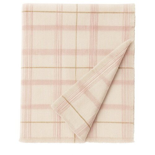 Lorena Canals Svijetlo ružičasti pamučan dječji pokrivač 140x200 cm Tartan Rose – Cijene