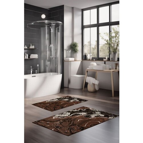 CT-5032 multicolor bathmat set (2 pieces) Cene