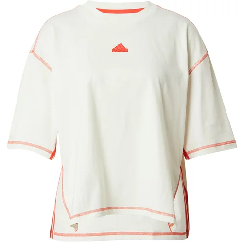 ADIDAS SPORTSWEAR Tehnička sportska majica narančasta / bijela