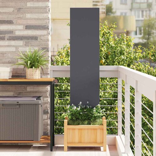vidaXL Dekorativna ploča za vrt Antracitno siva 32 x 140 cm Cijene
