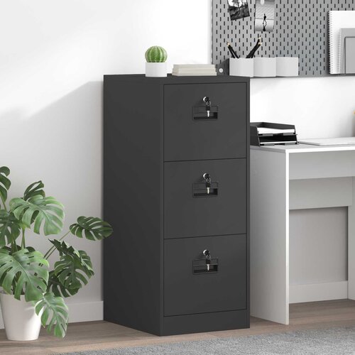 Kabinet za datoteke s ladicama Crna 44 x 50 x 106.5 cm Cene