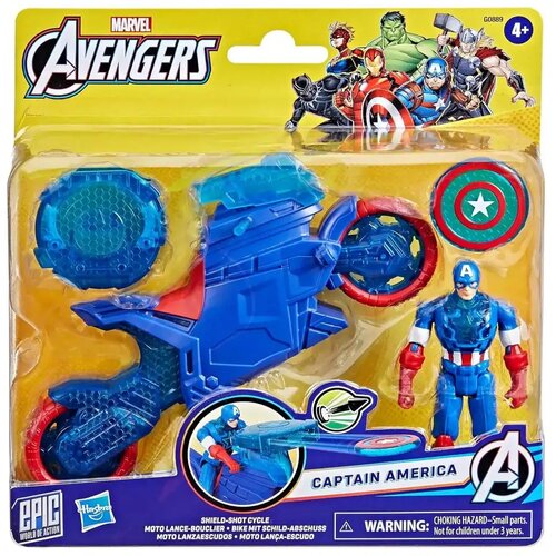 Hasbro Marvel: Kapitan Amerika z motorjem in izstreljevalcem &scaron;čita - Cene