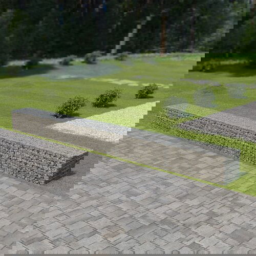  Gabionski zid s poklopcima od pocinčanog čelika 600 x 50 x 50 cm Slike