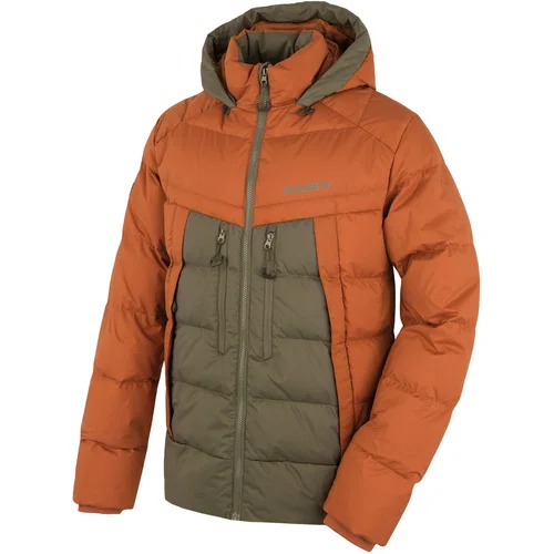 Husky Men's down jacket Durra M brown/khaki