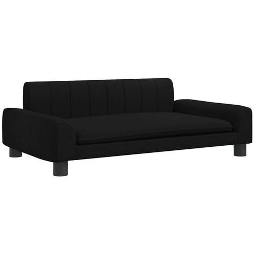 Maison Chic Otroški kavč - Otroški divan - Otroški sedež črn 90x53x30 cm blago, (21729677) Cene