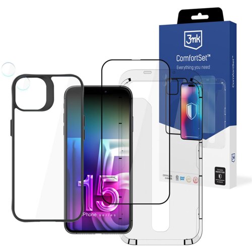 3mk OVITEK OVITEK COMFORT SET 4 V 1 ZA APPLE IPHONE 15 PRO MAX, (21965232) Cene