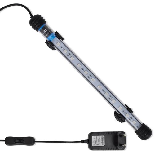 vidaXL LED Akvarijska Svetilka 28 cm Modra, (20951410) Cene