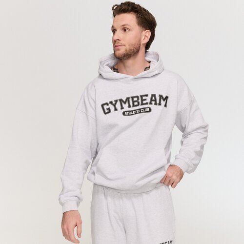 GymBeam varsity hoodie grey s Slike
