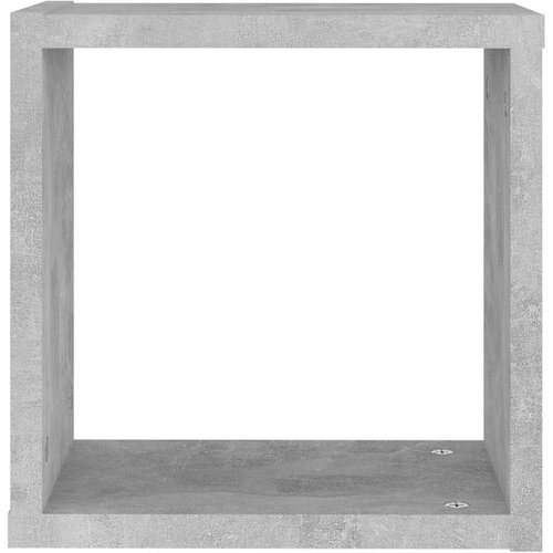 Kockaste zidne police 4 kom siva boja betona 30 x 15 x 30 cm - Beton siva 30 x 15 x 30 cm 4 1 Slike