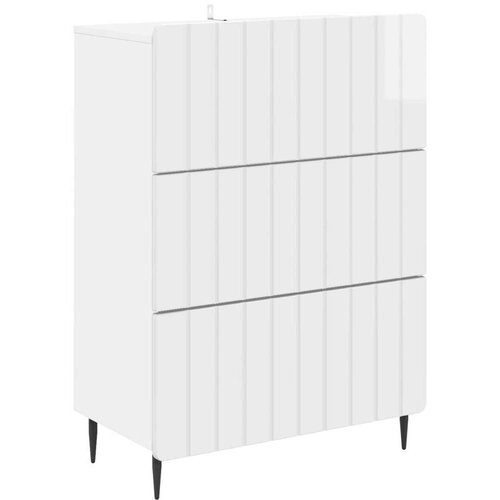 Predalna omara Bela visok sijaj 66 x 34,5 x 92 cm, (5000232352) Slike