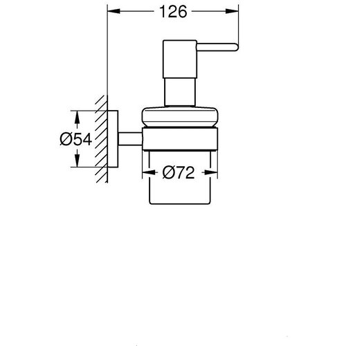 Grohe 40448DC1 Essentials milnik za tekoče milo Slike