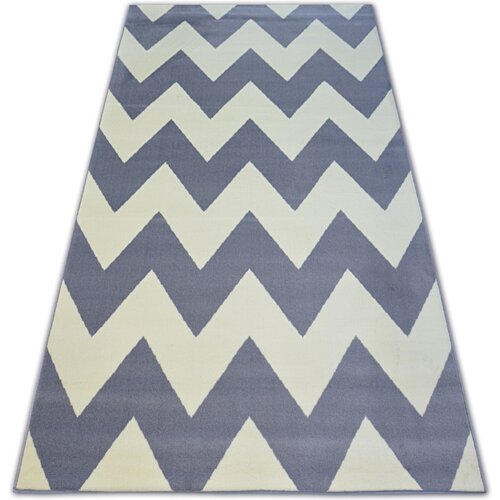 RugsX Preproge Preproga BCF BASE ZICK 3963 Cikcak siva 140x190 cm Siva Cene