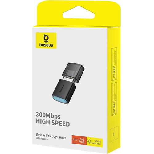 Baseus Zunanja USB WiFi 2,4 GHz 300 Mb/s črna omrežna kartica, (21831704) Cene