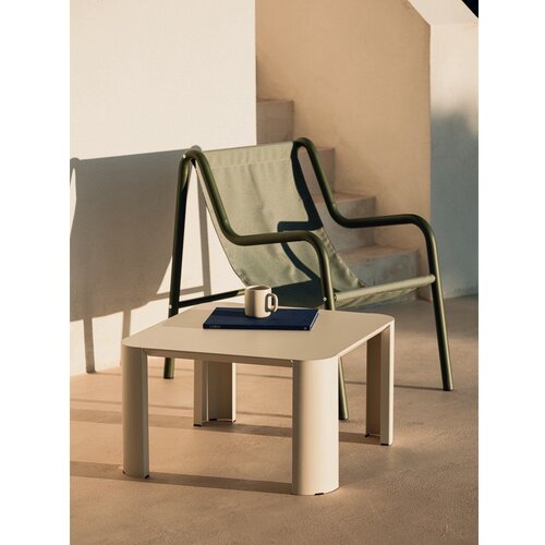 Noo.ma Kovinska vrtna klubska mizica 65x65 cm Fli &amp;ndash; Slike