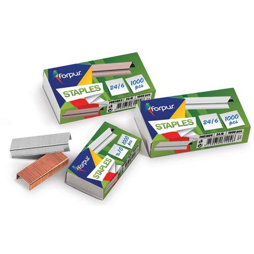  Uložci za klamerice Forpus 24/6, boja bakra Slike