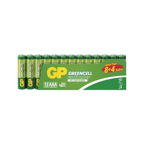 Baterija GP GREENCELL cink-kloridna R03 AAA 12 folija 12/1 Cene