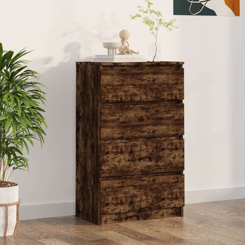  Komoda boja dimljenog hrasta 60x35x98 5 cm konstruirano drvo Slike