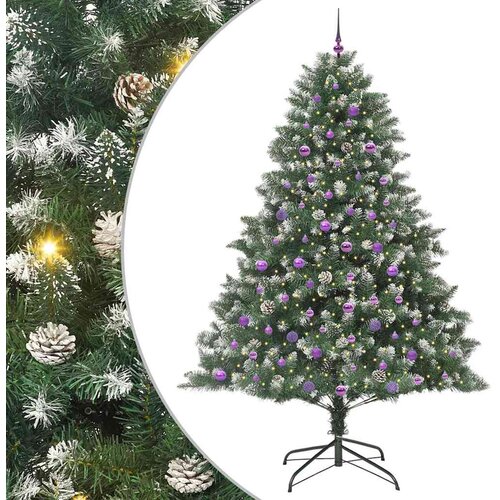  Umjetno božićno drvce Zelena 240 cm PVC, Plastika i Čelik Cene