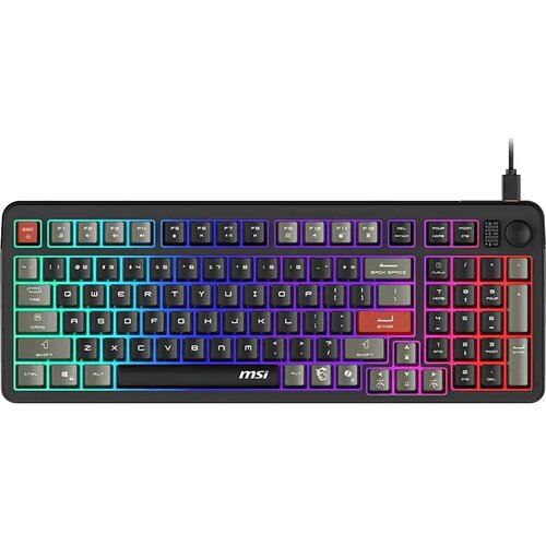 MSI FORGE GK110 gaming tipkovnica, membranska, RGB LED, USB Slike