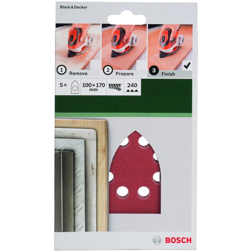 Bosch 5-delni set brusnih listova za multi-brusilice 2609256A78 Slike