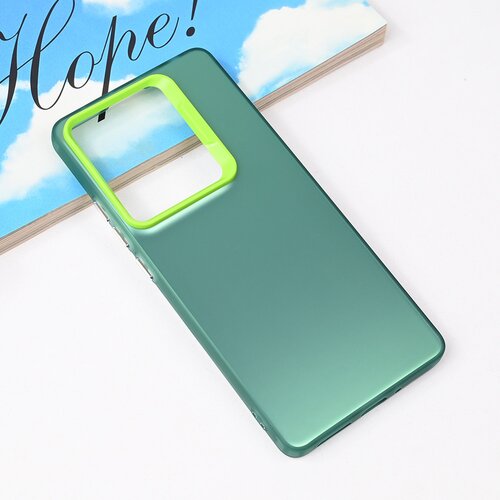  torbica clear za xiaomi redmi note 14s zelena Cene