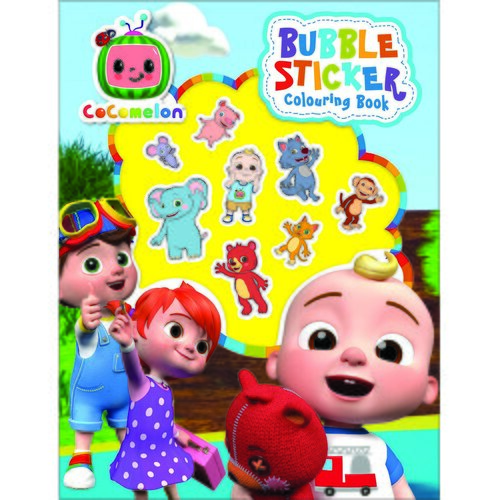 COCOMELON Bojanka bubble sa naljepnicama Slike