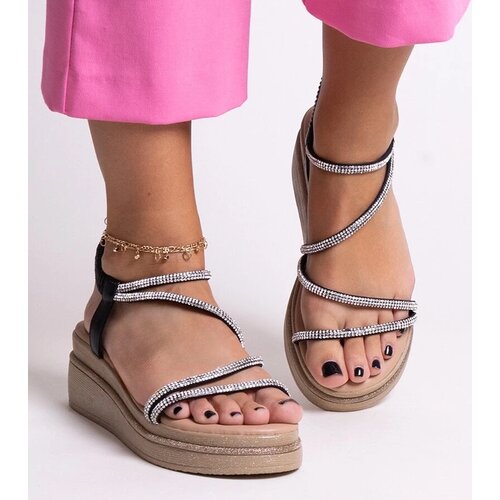 D/CEO Black sandals on a block heel Millo Cene