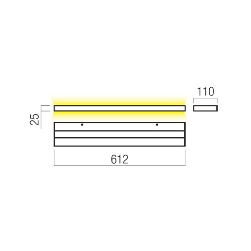  Redo 01-3554 - LED zidno svetlo SEED LED/30W/230V belo Slike